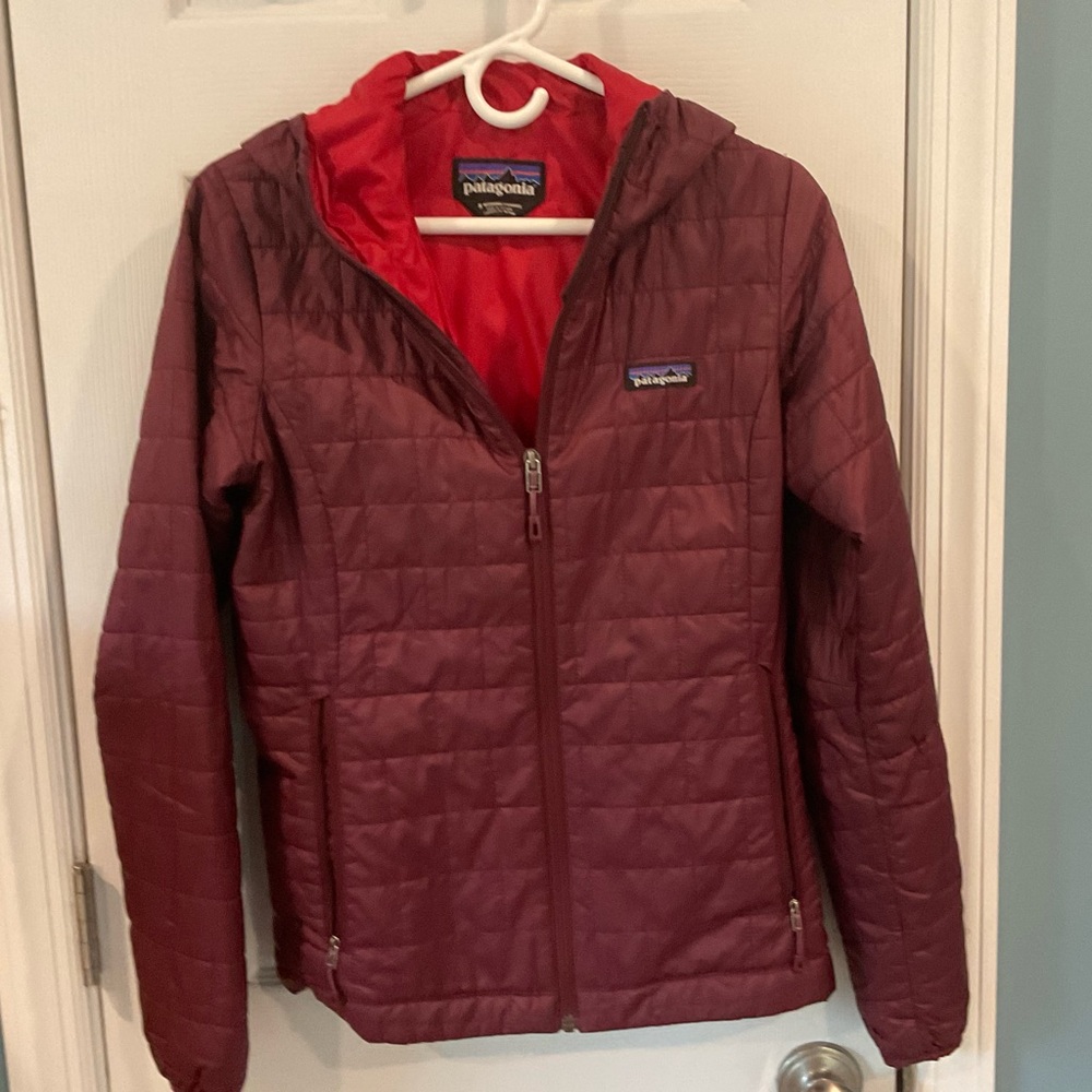 Patagonia Nano Puff Hoody Woman’s EUC Small Primaloft Lightweight Puffer